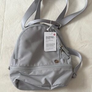 Lululemon Gray City Adventurer Micro Backpack NWT
